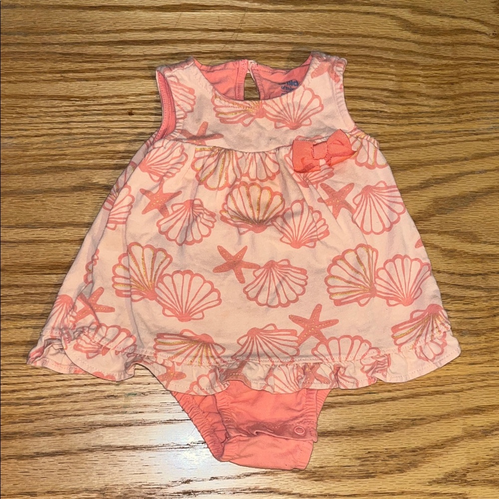 Child of Mine Pink Seashell Diaper Cover